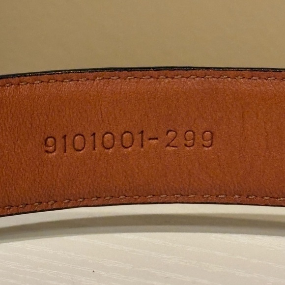 Lauren, Ralph Lauren croc embossed men's belt size small - Picture 3 of 5